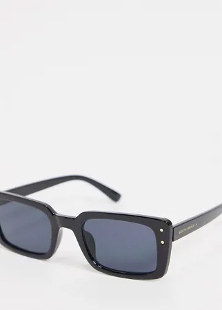 Солнцезащитные очки в черной прямоугольной оправе South Beach-Черный цвет
