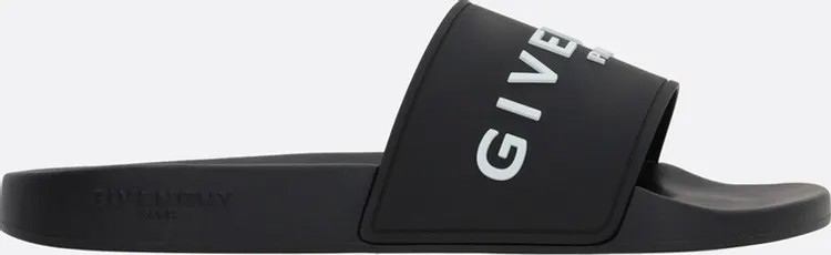 Сандалии Givenchy Logo Slide Black, черный