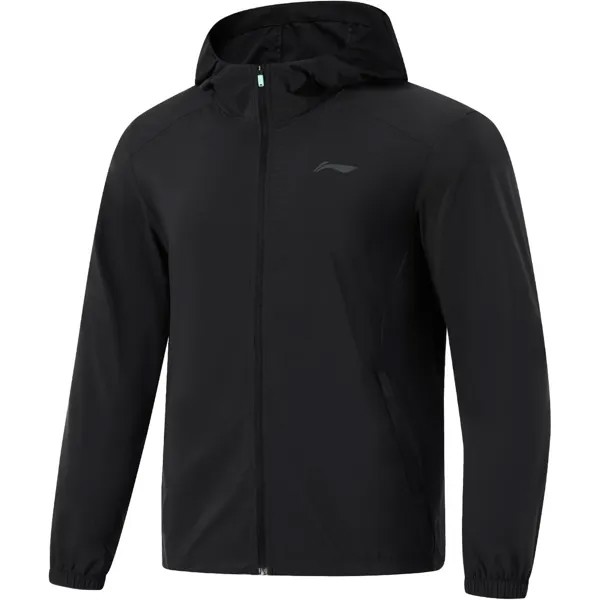 Мужской тренчкот Li Ning Running Collection, черный Lining, черный