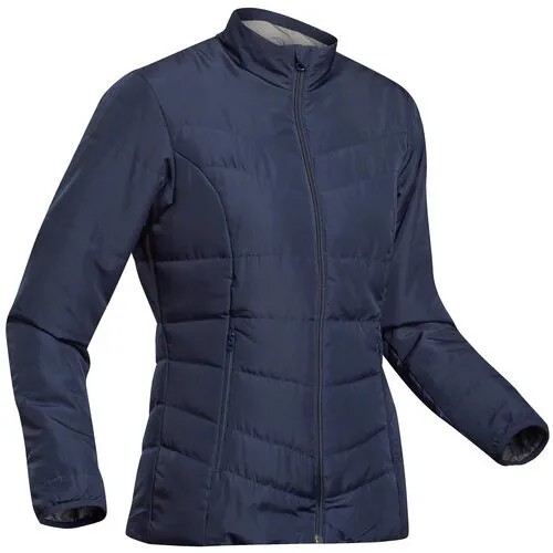 Куртка для треккинга в горах женская TREK 50, размер: XS, цвет: Синий Графит/Черный FORCLAZ Х Декатлон