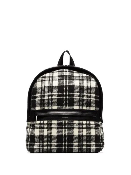 Saint Laurent рюкзак Camp в клетку