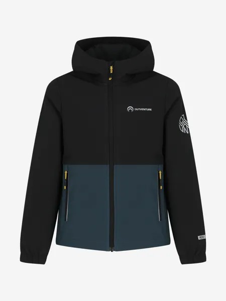 Куртка софтшелл для мальчиков Outventure, Черный