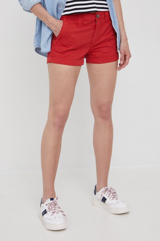 Хлопковые шорты BALBOA SHORT Pepe Jeans, красный