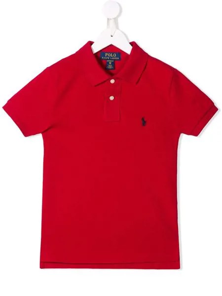 Ralph Lauren Kids рубашка-поло с вышитым логотипом