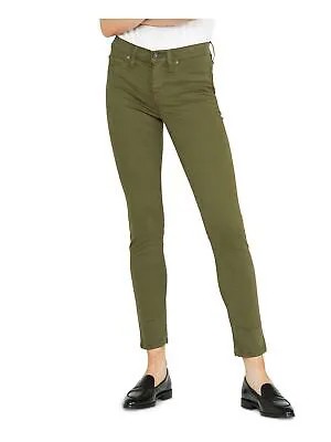 Джинсы HUDSON Womens Green Wear To Work с прямыми штанинами для юниоров 26