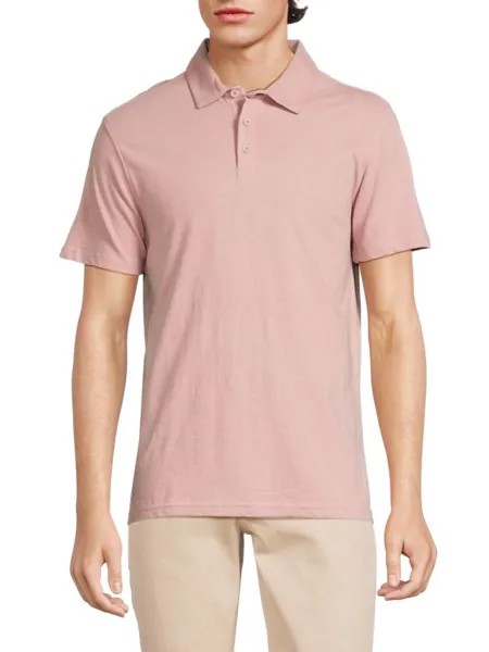 Поло с принтом Saks Fifth Avenue, цвет Lotus