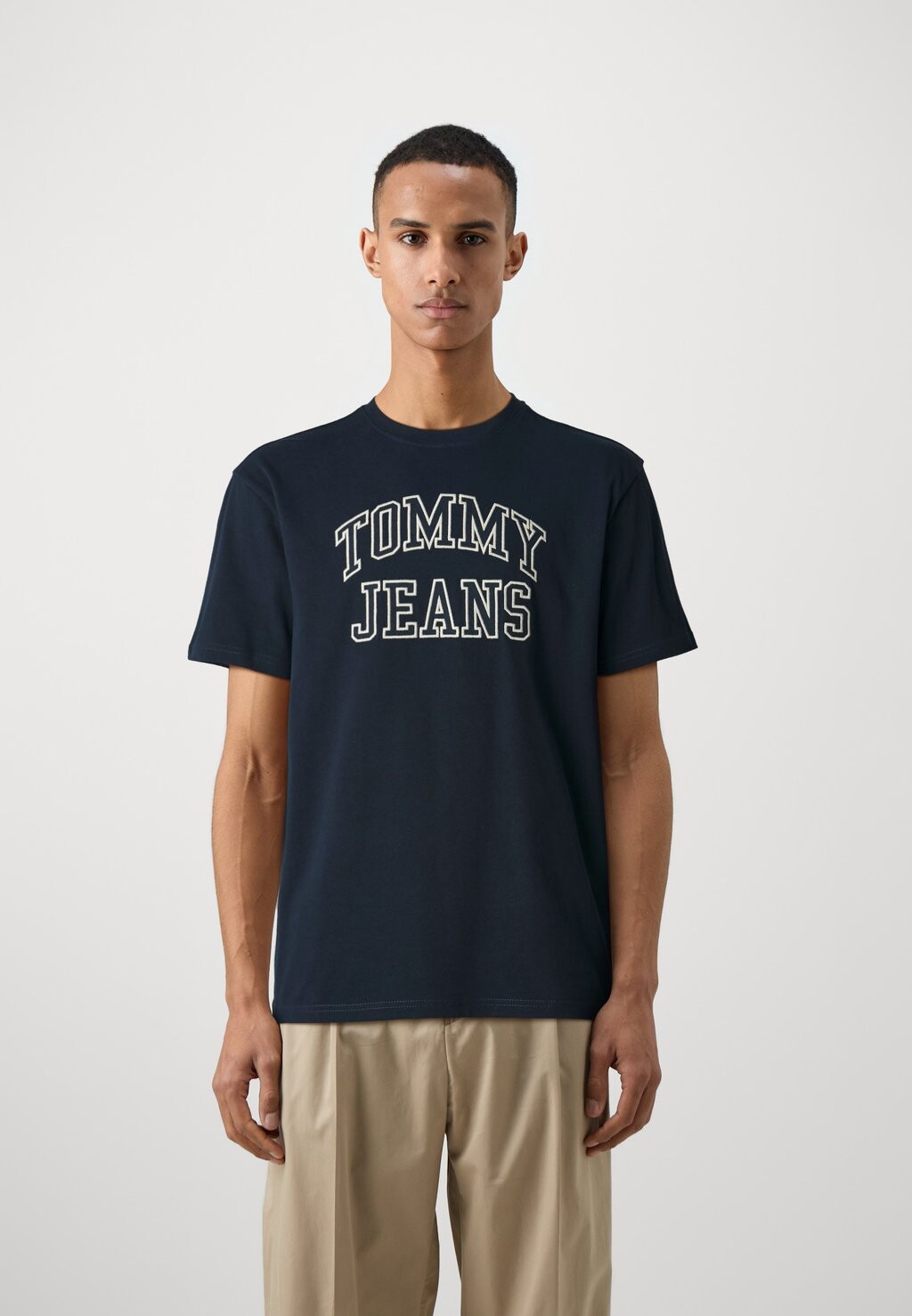 Футболки с принтом APPLIQUE Tommy Hilfiger, темно-синий