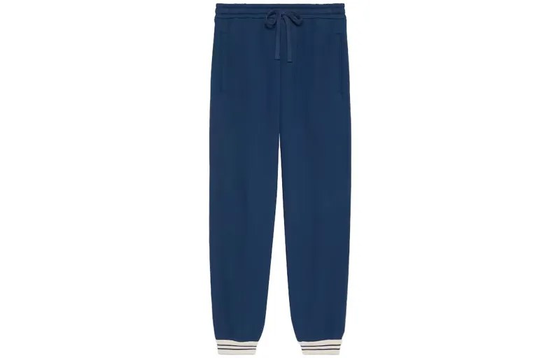Мужские трикотажные спортивные штаны GUCCI, цвет Blue