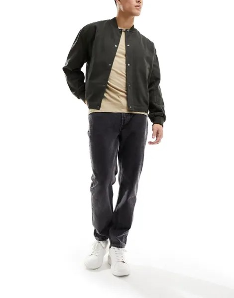 Черные прямые джинсы AllSaints Curtis