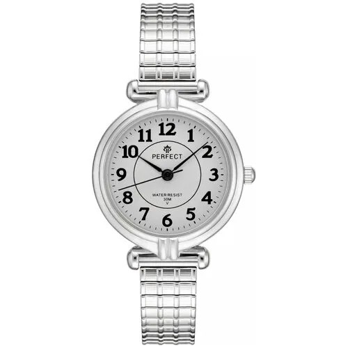 Perfect часы наручные, кварцевые, на батарейке, женские, металлический корпус, кожаный ремень, металлический браслет, с японским механизмом X782-154