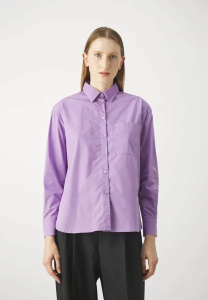 Блуза на пуговицах VELOURS MAX&Co., сирень