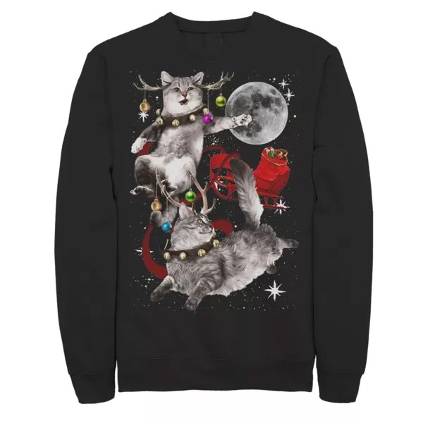 Мужские сани Cat Reindeer Santa из флиса Space Fleece Licensed Character