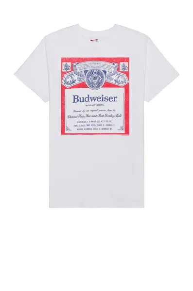 Футболка Junk Food Budweiser Label, белый