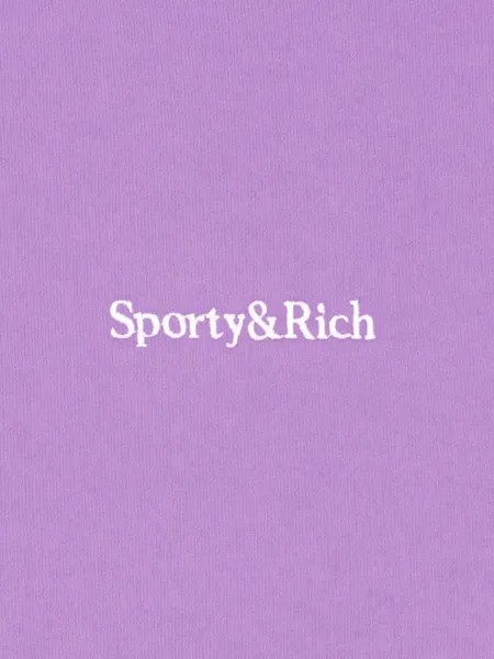 Sporty & Rich выцветшие прямые спортивные брюки, фиолетовый