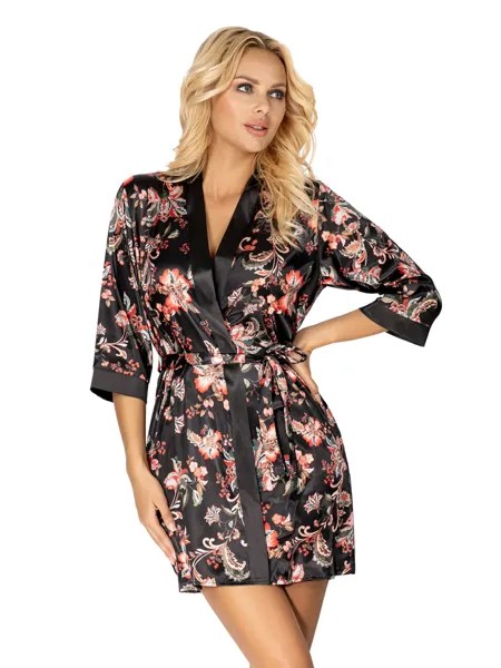 Халаты Paris dressing gown Black