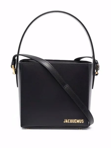 Jacquemus сумка-тоут Le seau carré с логотипом