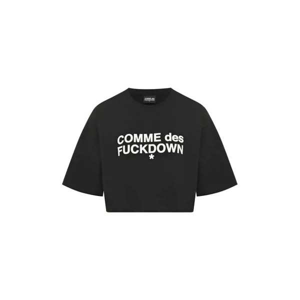 Хлопковая футболка Comme des Fuckdown