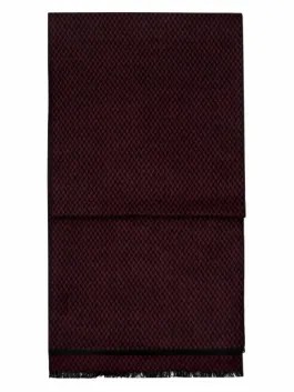 Шарф мужской Labbra 01-00040974 бордовый, 30х180 см