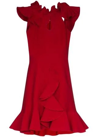 Giambattista Valli платье мини с оборками