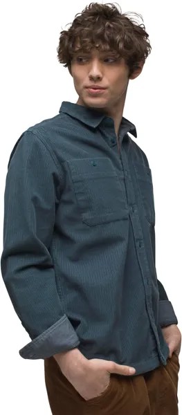 Рубашка Prana Ridgecrest Long Sleeve Standard Fit, цвет Deep Stellar