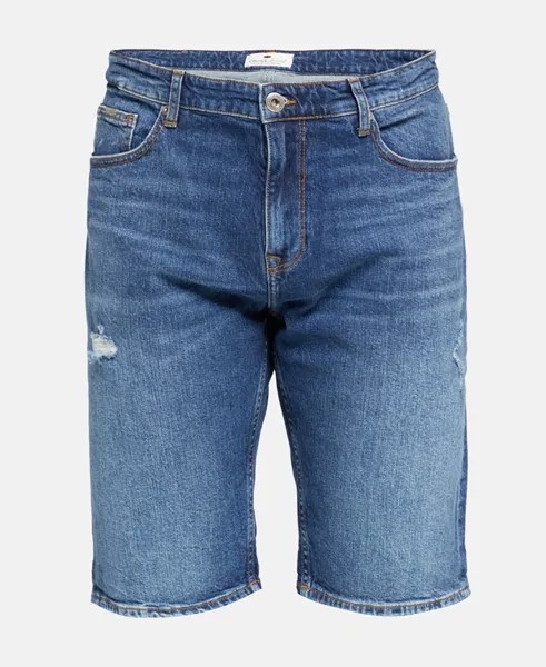 Джинсовые шорты Cross Jeans, бирюзовый