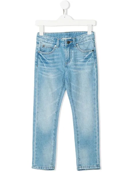 Stella McCartney Kids джинсы с эффектом потертости