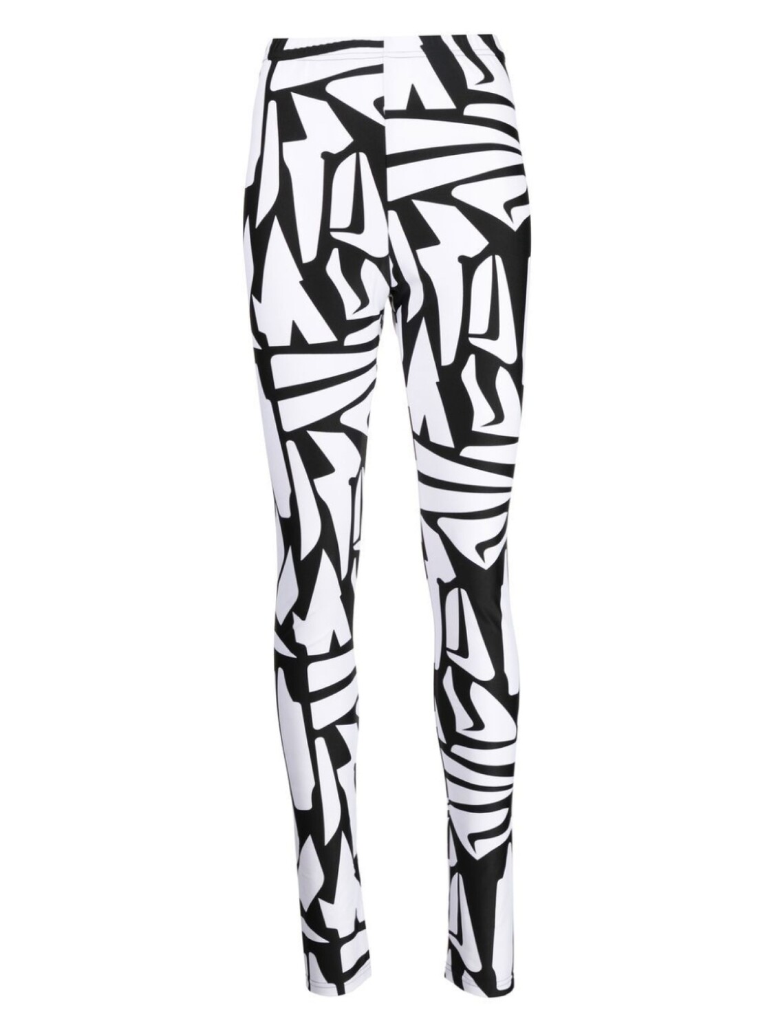 Comme Des Garçons легинсы в двух тонах, белый
