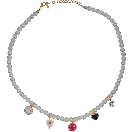 Колье Moon Paris, Kids, с жемчугом и подвесками, MK-23.03-016 золотистый
