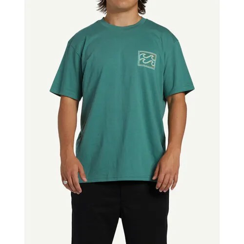 Футболка BILLABONG, размер 48, зеленый