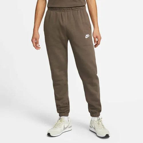 Брюки спортивные NIKE Sportswear Club, размер S, коричневый