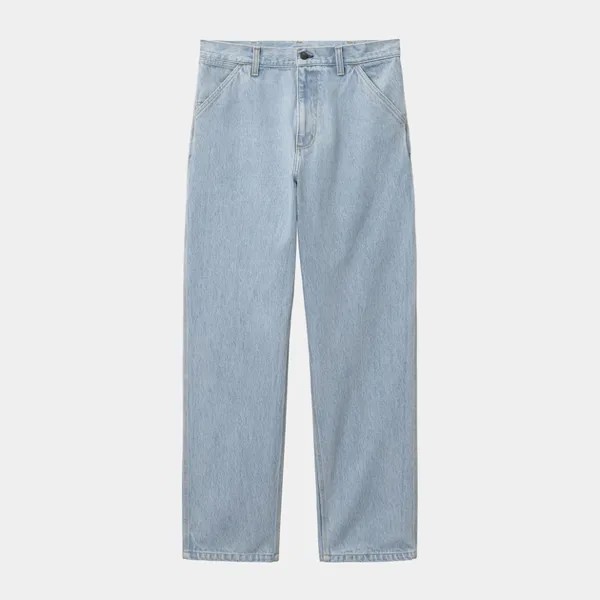 Джинсы CARHARTT WIP Single Knee Pant Blue (Heavy Stone Bleached)
