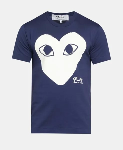 Футболка Comme des Garçons, темно-синий
