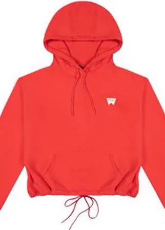 Толстовка женская Wrangler DRAWCORD HOODIE FLAME RED красная XS