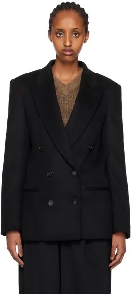 Черный двубортный пиджак Stella McCartney