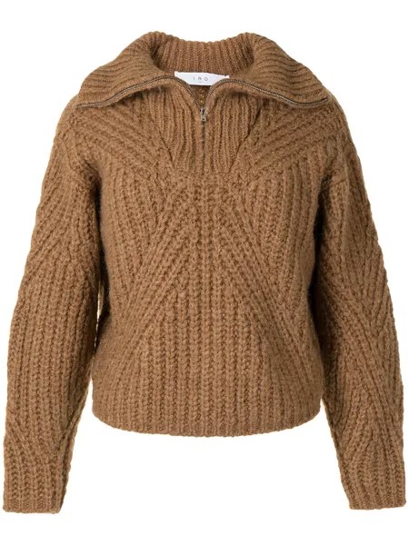 IRO cable-knit collar jumper