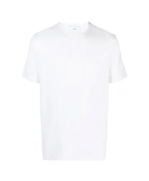 Футболка из шерстяного джерси Lardini, белый