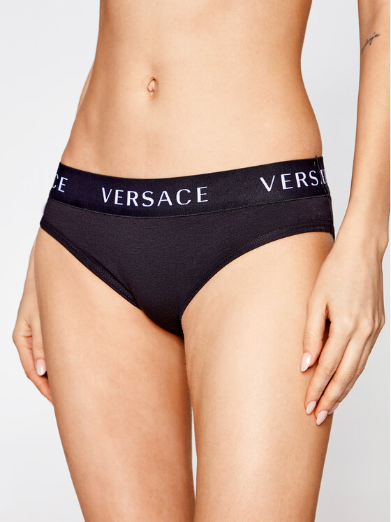 Классические женские трусики Versace, черный