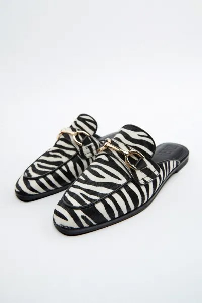 Сланцы женские ZARA 12516910 разноцветные 37 RU (доставка из-за рубежа)