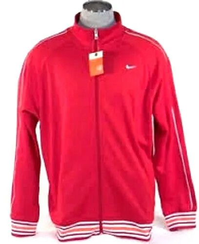 КРАСНАЯ КУРТКА МУЖСКАЯ СВИТШОТ НА МОЛНИИ NIKE -quot;THE ATHLETIC DEPT-quot;, размер L, #477554-648