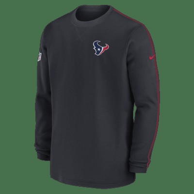 Топ Nike Houston Texans Sideline Coach Men’s NFL Long-Sleeve Top, синий