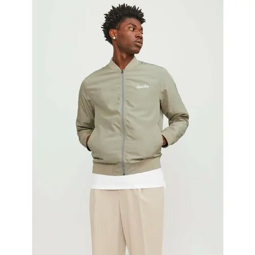 Бомбер Jack & Jones, размер XL, бежевый