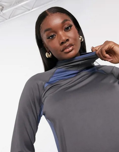 Лонгслив в стиле колор блок ASOS 4505-Мульти