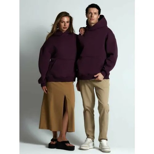Худи molti oversize, размер ХL/XXL, , фиолетовый