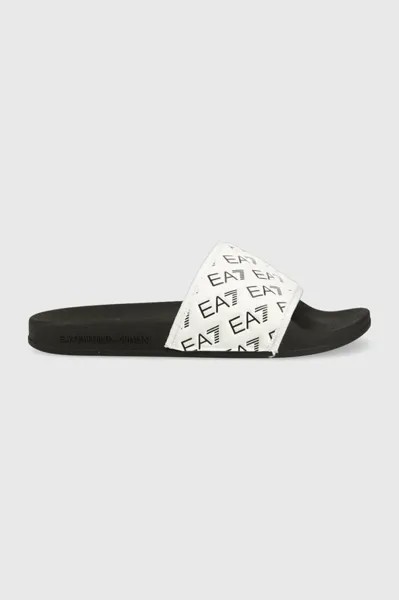 Шлепанцы XCP010 XK340 D611 EA7 Emporio Armani, белый