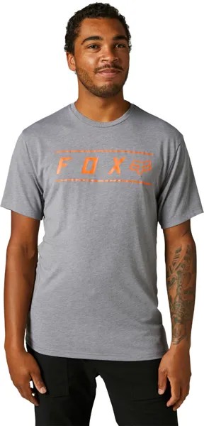 Футболка FOX Pinnacle Tech, серый/оранжевый