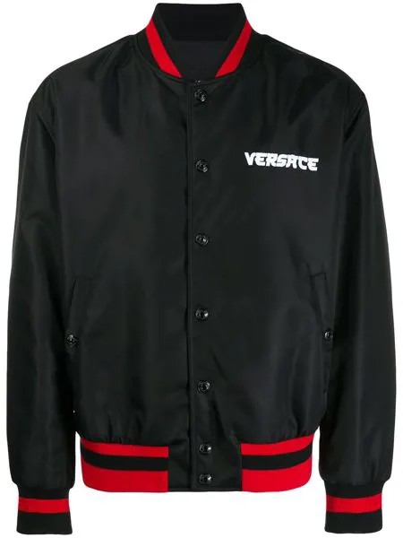 Versace бомбер с логотипом
