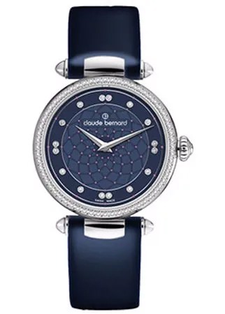 Швейцарские наручные  женские часы Claude Bernard 20509-3CBUIN. Коллекция Dress code