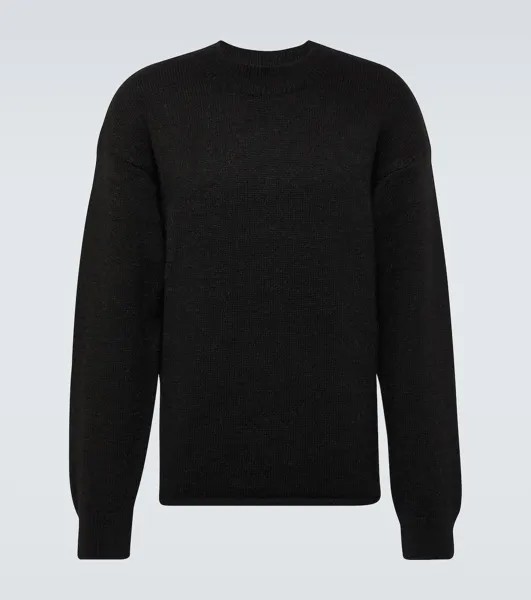 Свитер le pull из шерсти альпаки Jacquemus, черный