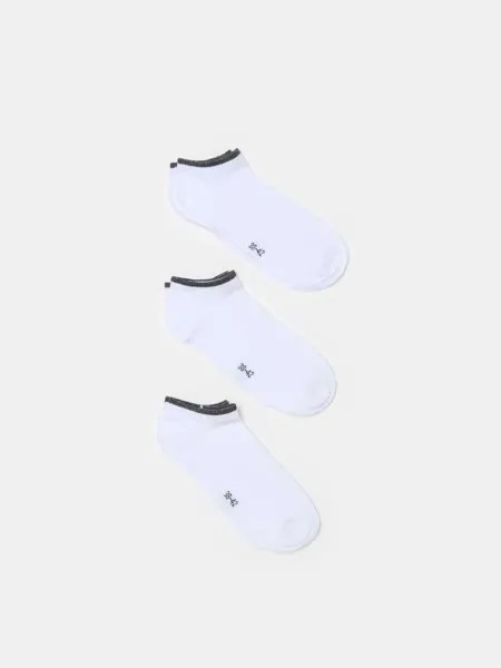Эластичные носки для обуви из трех пар Ovs, цвет optical white