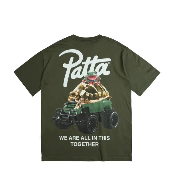 Футболка Animal T-Shirt Patta, цвет beetle